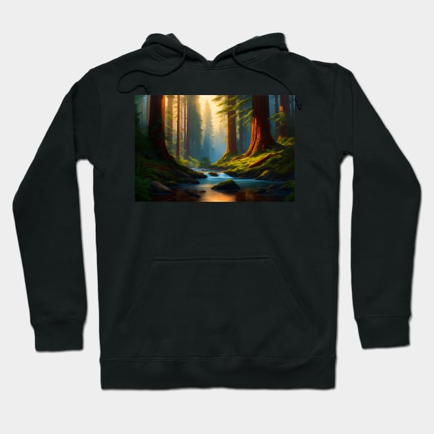 Redwood Stream Hoodie by PaigeCompositor